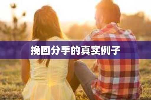 挽回分手的真实例子