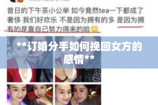 **订婚分手如何挽回女方的感情**