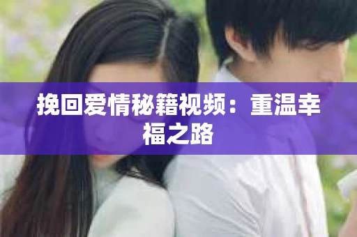 挽回爱情秘籍视频：重温幸福之路