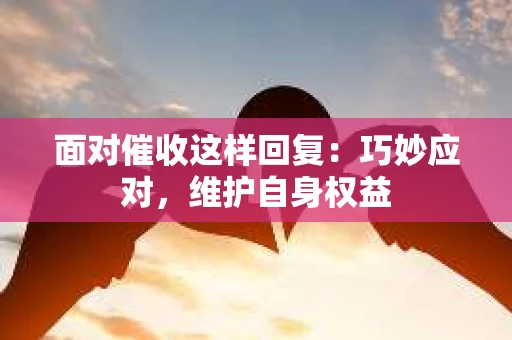 面对催收这样回复：巧妙应对，维护自身权益