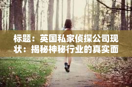 标题：英国私家侦探公司现状：揭秘神秘行业的真实面貌