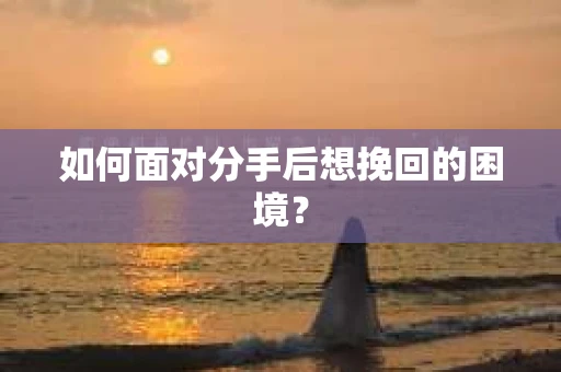 如何面对分手后想挽回的困境？